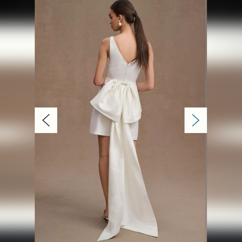 Sachin + Babi White V-Neck Dress